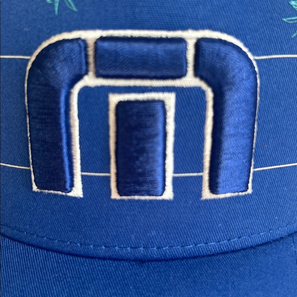 Travis Mathew Big Bend Snapback Hat Royal Blue - Picture 6 of 8